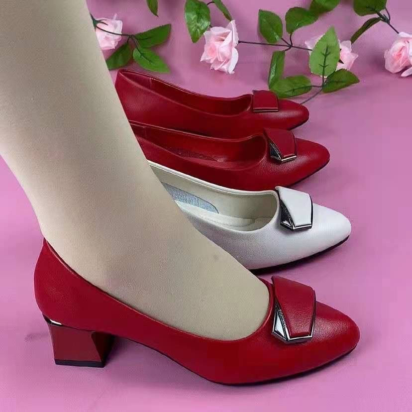 Tacones Altos Cuero Suave Aura Selene Armonía, Elegancia Sin Dolor Todo el Día