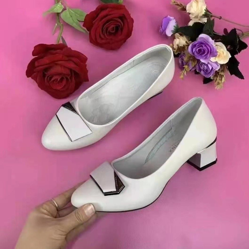 Tacones Altos Cuero Suave Aura Selene Armonía, Elegancia Sin Dolor Todo el Día