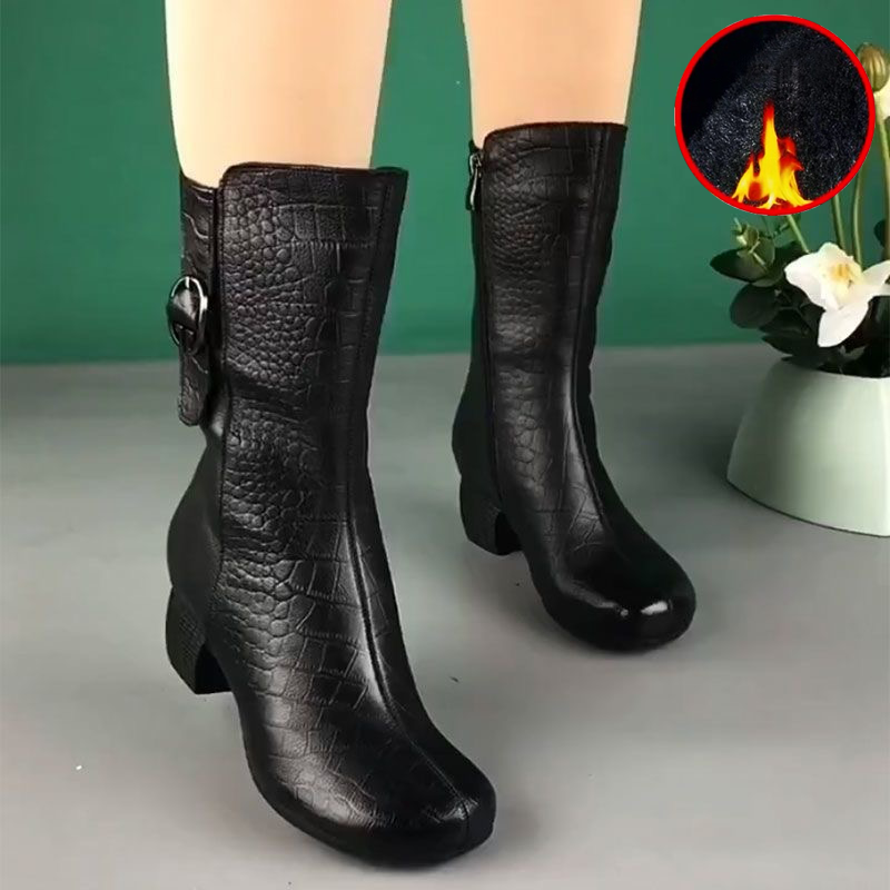 Botas Ortopédicas Cuero Premium Nube Travesía Serenidad, Confort Supremo Todo el Día