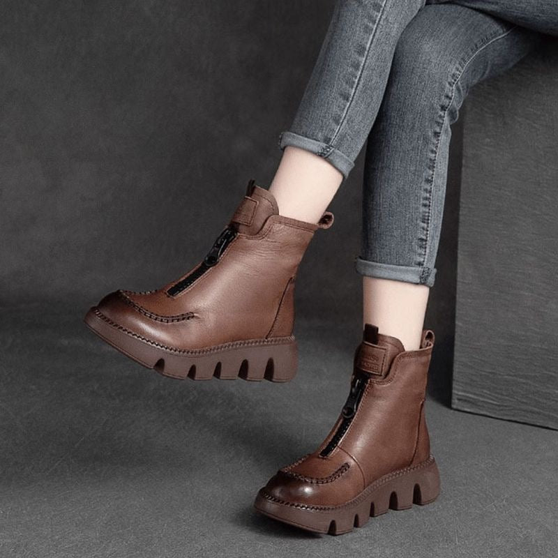 Botas Ortopédicas Cuero Suave Nube Jazz Serenidad, Confort Superior Todo el Día