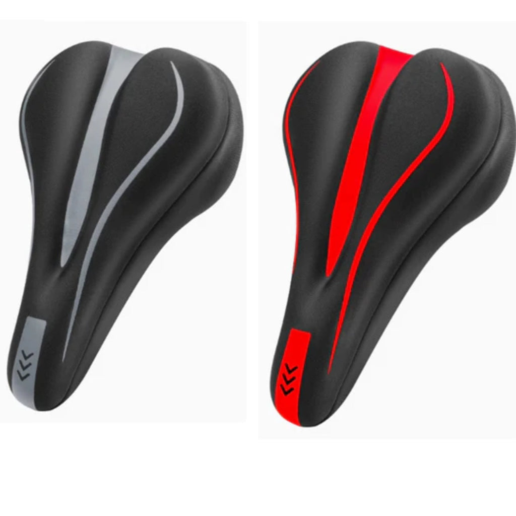 ⏰ ¡Oferta Limitada 50% OFF! 🚴‍♀️ Funda de Sillín de Bicicleta de Silicona de Alta Elasticidad – Cómoda, Antideslizante y Duradera ✨