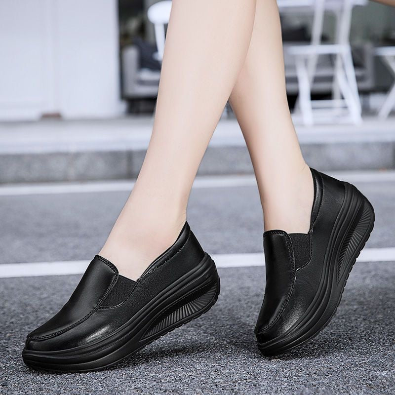 Zapato Ortopédico Cuero Suave Esencia Armonía Camino, Alivio Superior para Pies Sensibles