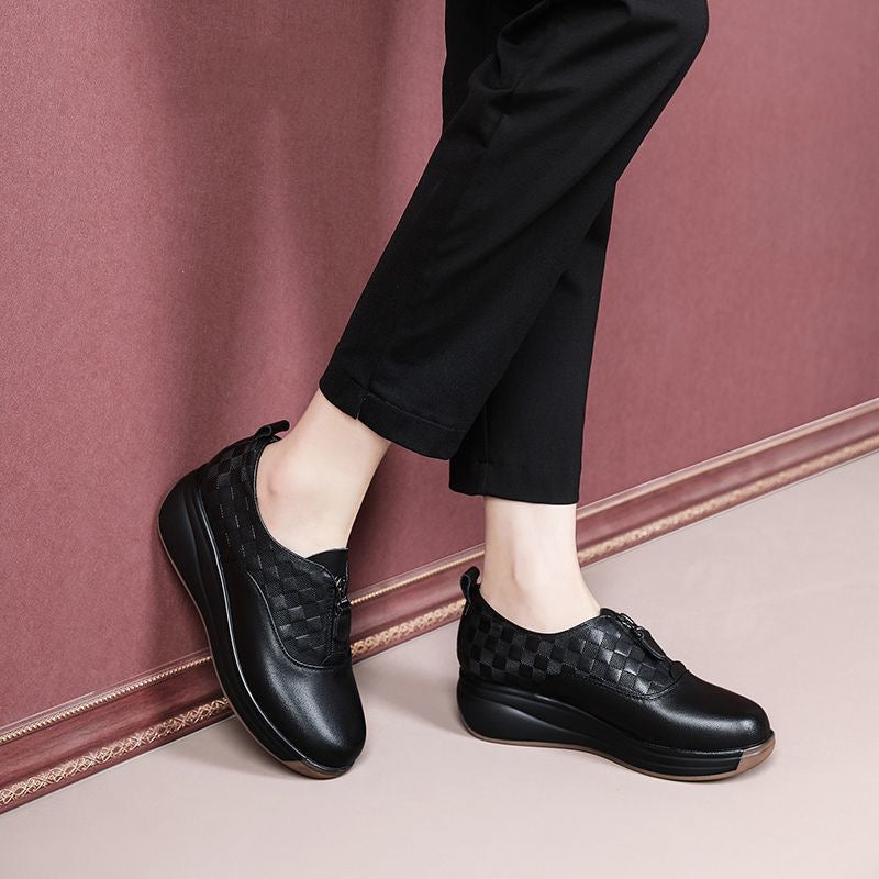 Zapato Casual Cuero Suave Jazz Horizonte Calma, Máximo Confort y Estabilidad Todo el Día