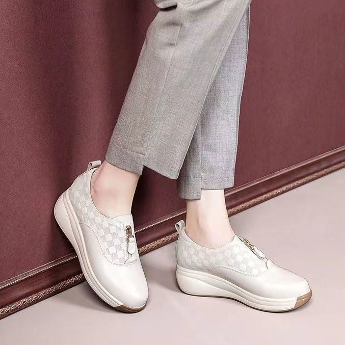 Zapato Casual Cuero Suave Jazz Horizonte Calma, Máximo Confort y Estabilidad Todo el Día
