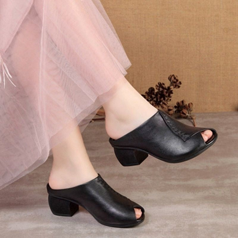Zapatillas de Cuña Cuero Suave Horizonte Selene Armonía, Comodidad y Estilo en Cada Paso