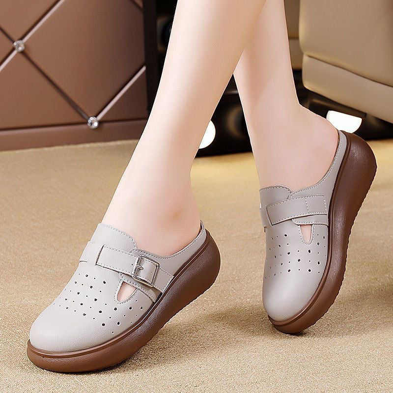 Zapatillas Casual Cuero Suave Horizonte Vital Serenidad, Comodidad y Postura Saludable Todo el Día