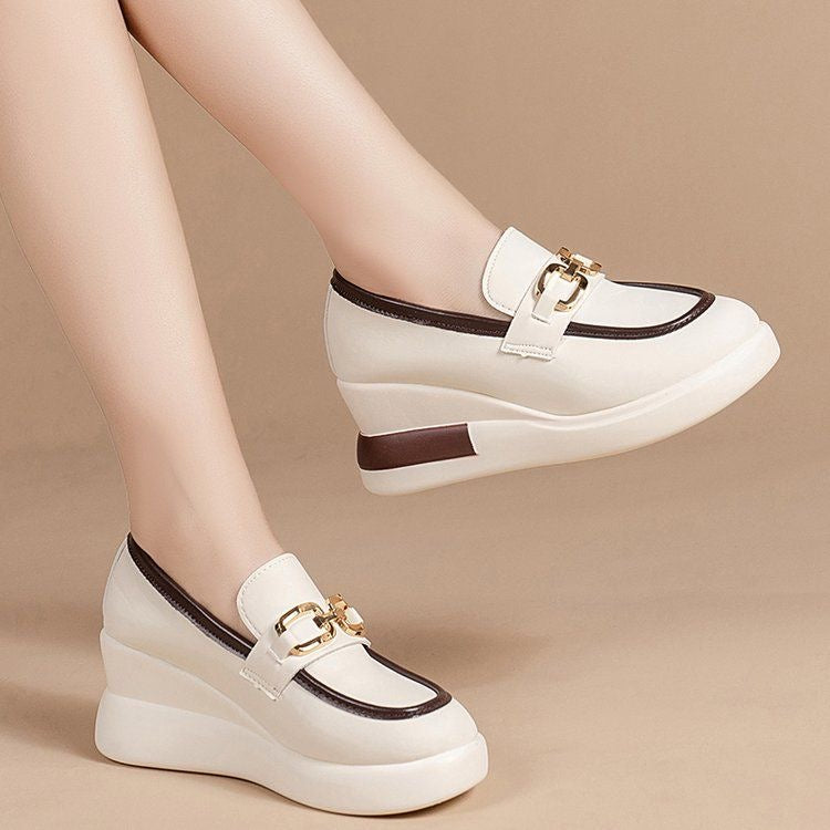 Mocassines Ortopédicos Cuero Suave Aura Camino Armonía, Comodidad Superior Todo el Día
