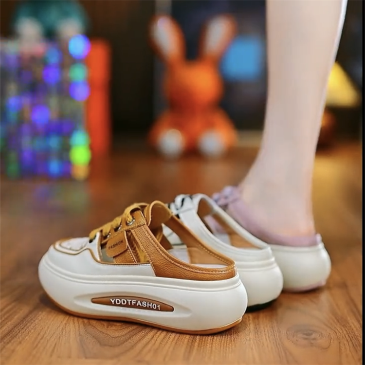 Pantuflas Cerradas Suela Gruesa Aura Jazz Serenidad, Confort Absoluto Todo el Día