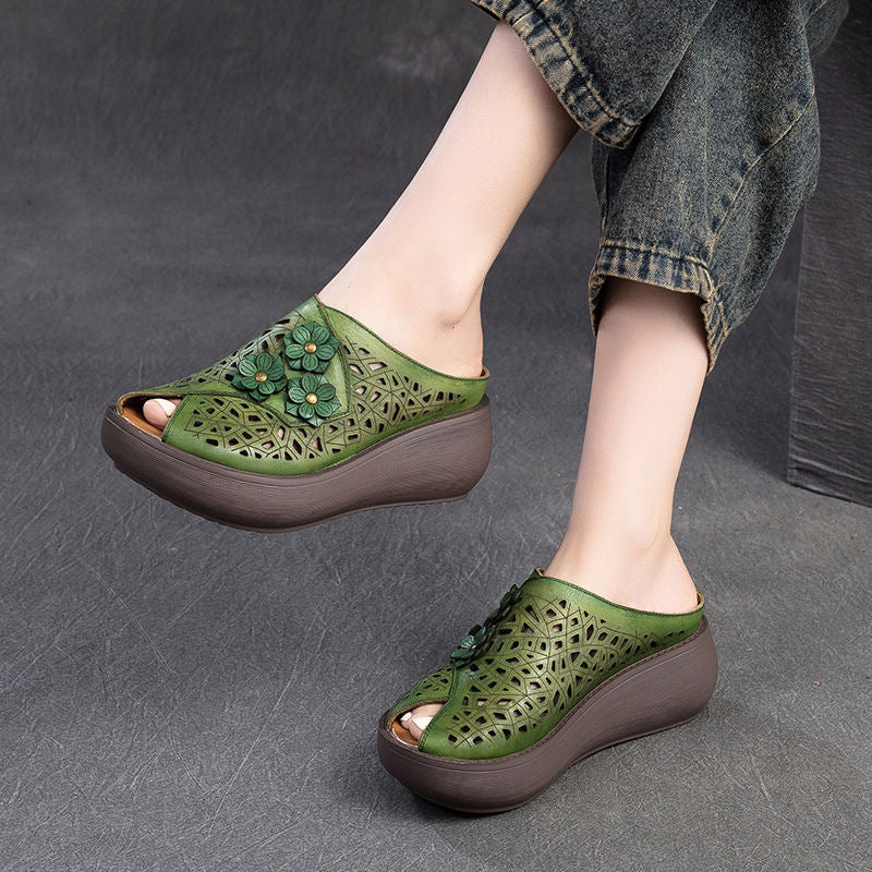 Sandalias de Tacón Cuero Suave Eclipse Gaia Serenidad, Postura Mejorada y Comodidad Todo el Día