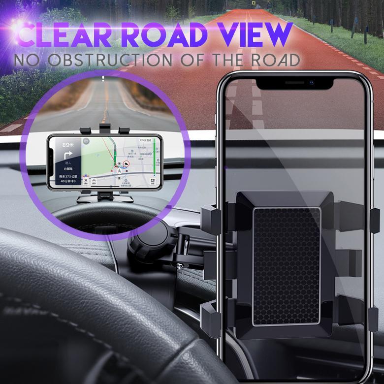 📱🚗 Soporte Universal para Teléfono para Salpicadero de Coche con Rotación 1200° 🔄✨ Ajuste Perfecto y Visión Óptima Mientras Conduces 🛣️🌟