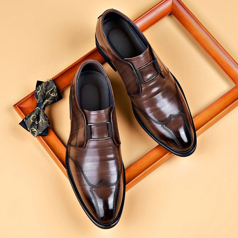 2025 nuevos zapatos casuales de cuero para hombres (adecuados para muchas ocasiones) 🔥Compra 2 piezas y envío gratis🔥