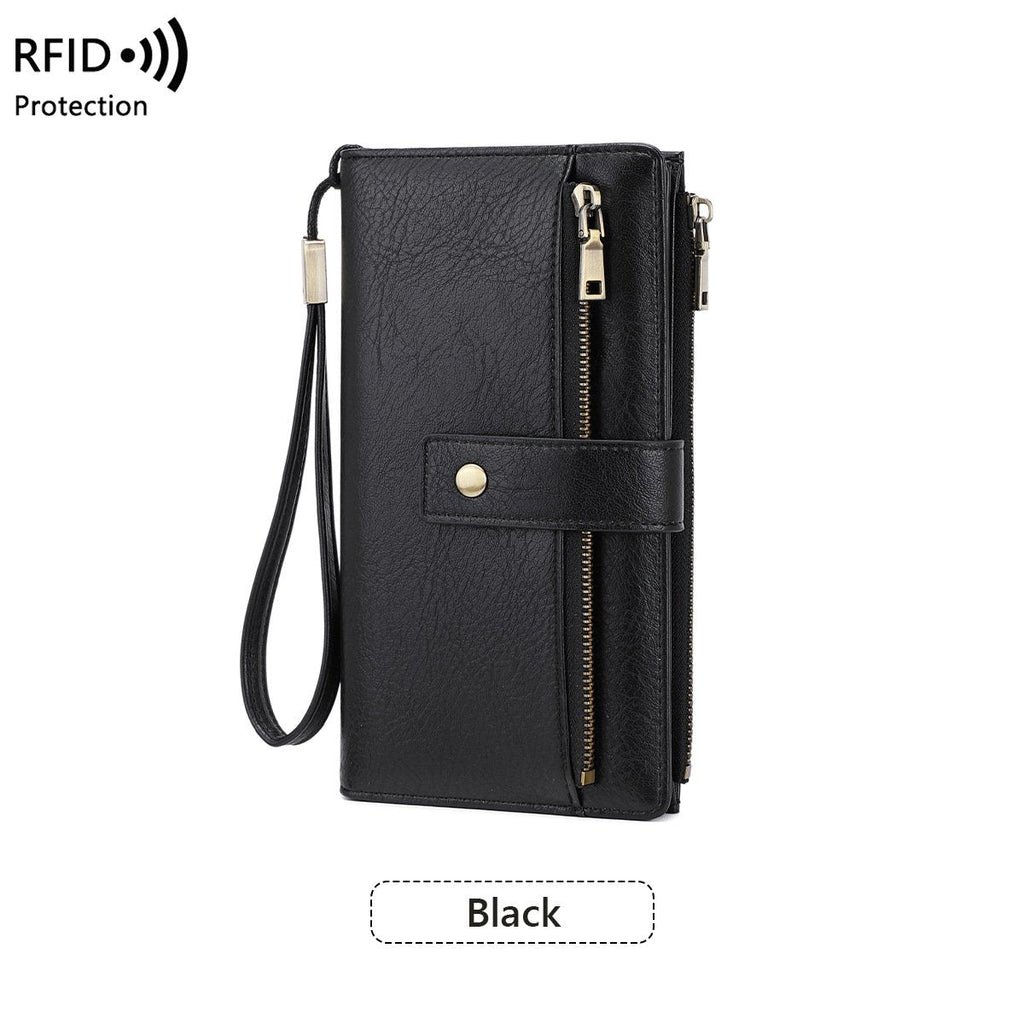 ⏰🔥 ¡50% DE DESCUENTO POR TIEMPO LIMITADO! 💼✨ Cartera de Cuero con Bloqueo RFID – Protege tu Dinero y Tarjetas con Estilo 💖🌿