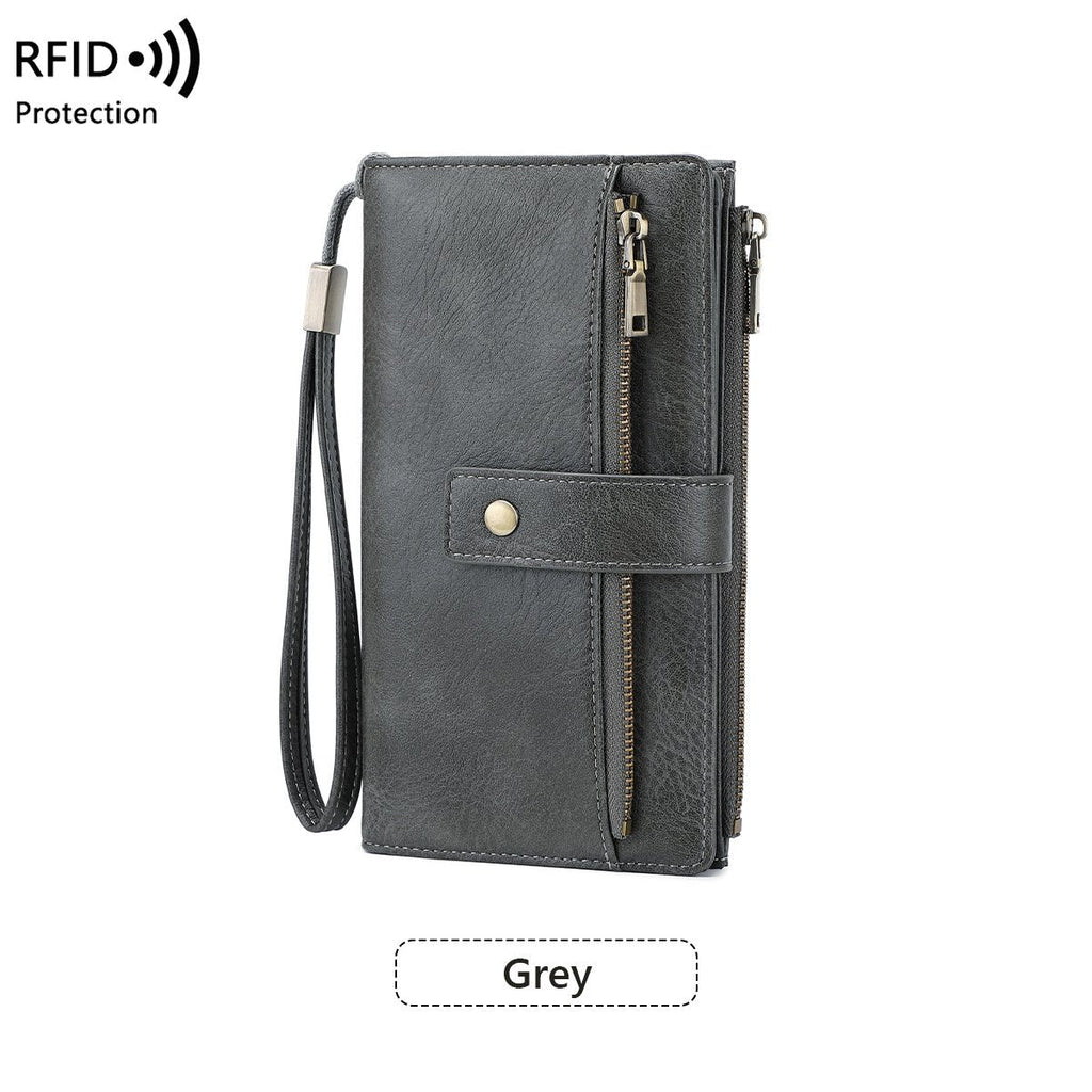 ⏰🔥 ¡50% DE DESCUENTO POR TIEMPO LIMITADO! 💼✨ Cartera de Cuero con Bloqueo RFID – Protege tu Dinero y Tarjetas con Estilo 💖🌿