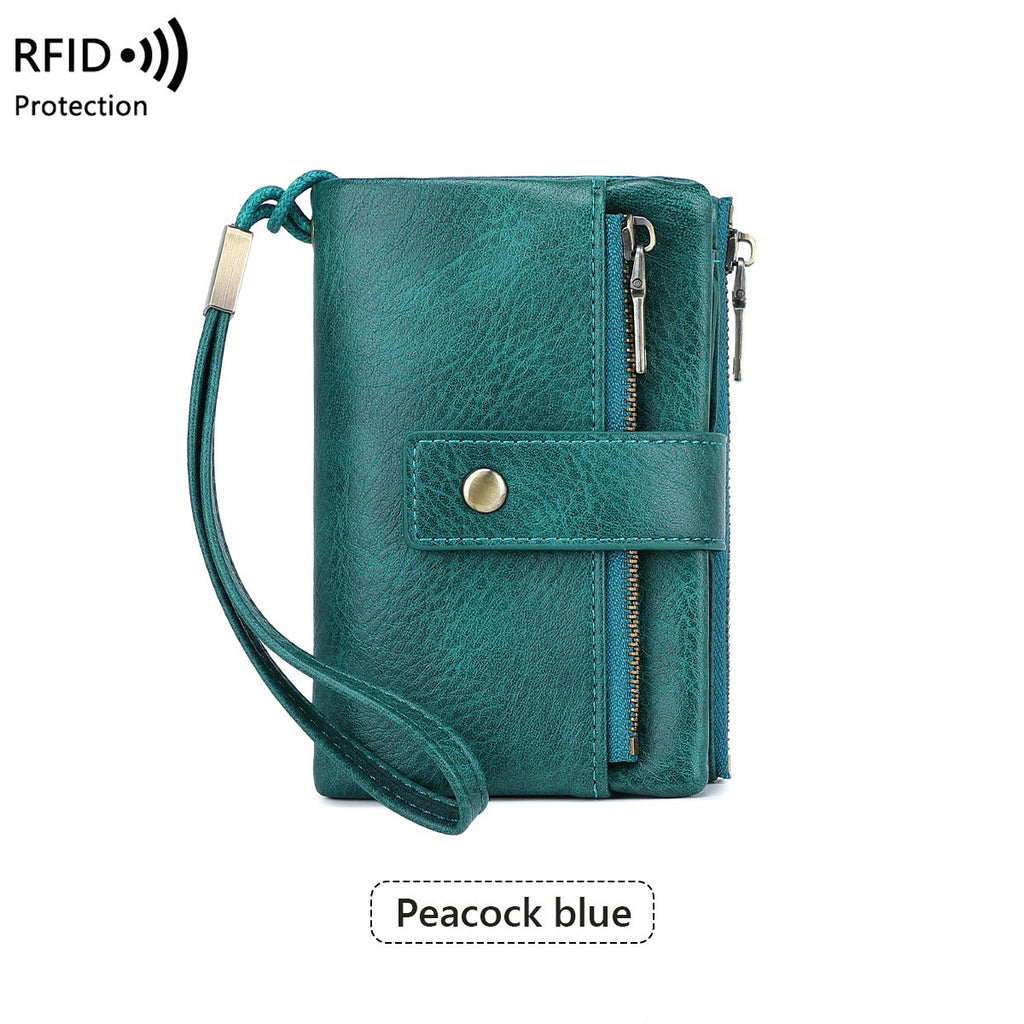 ⏰🔥 ¡50% DE DESCUENTO POR TIEMPO LIMITADO! 💼✨ Cartera de Cuero con Bloqueo RFID – Protege tu Dinero y Tarjetas con Estilo 💖🌿