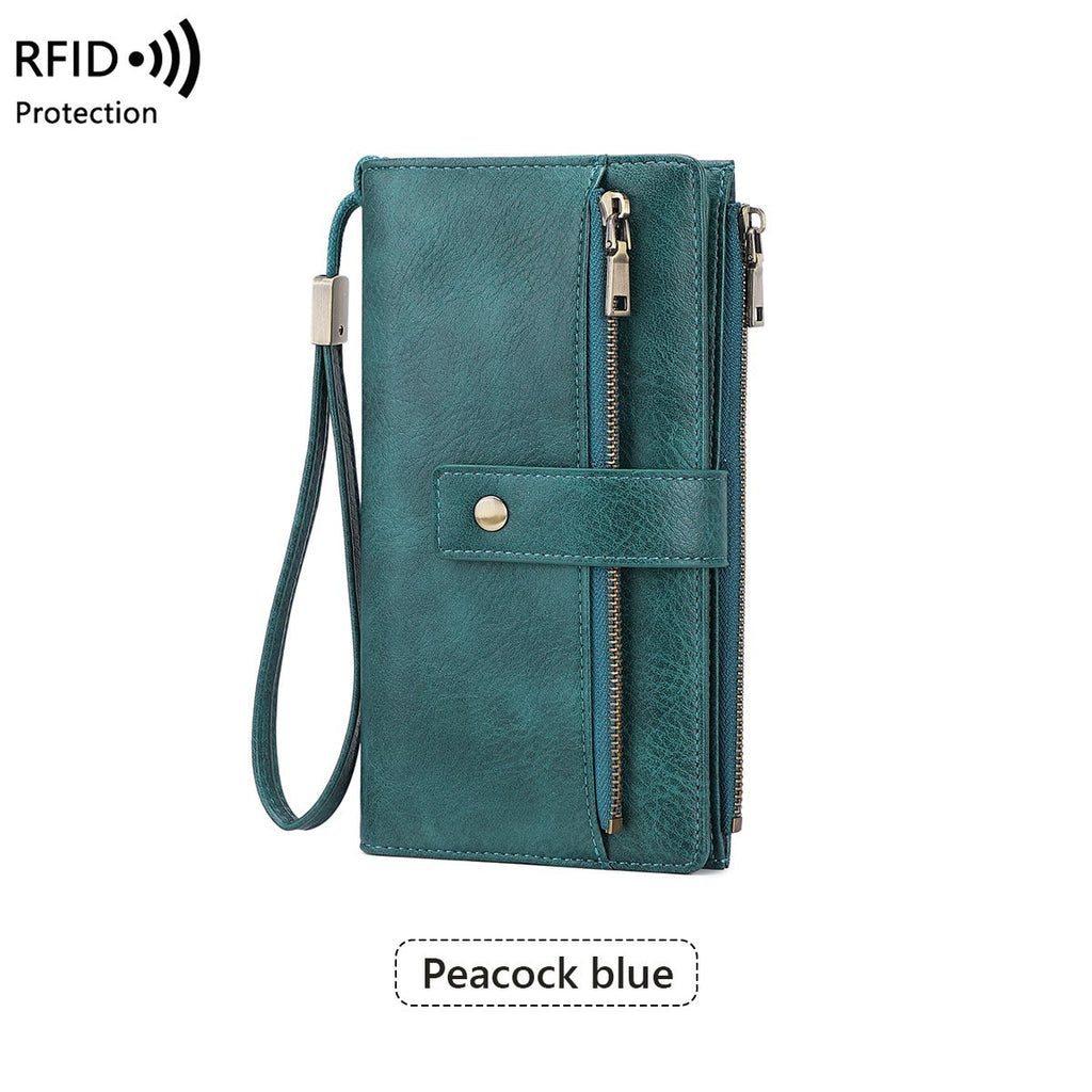 ⏰🔥 ¡50% DE DESCUENTO POR TIEMPO LIMITADO! 💼✨ Cartera de Cuero con Bloqueo RFID – Protege tu Dinero y Tarjetas con Estilo 💖🌿