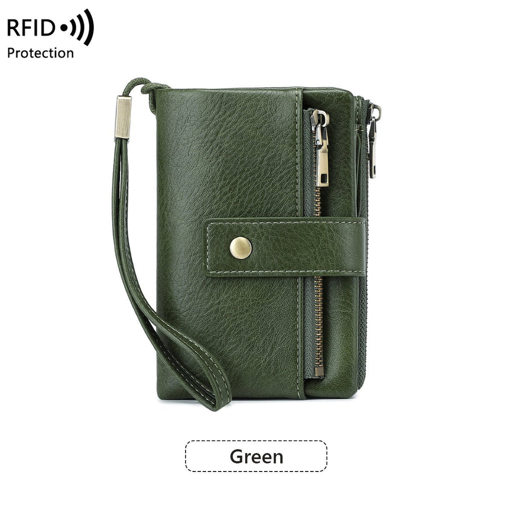 ⏰🔥 ¡50% DE DESCUENTO POR TIEMPO LIMITADO! 💼✨ Cartera de Cuero con Bloqueo RFID – Protege tu Dinero y Tarjetas con Estilo 💖🌿