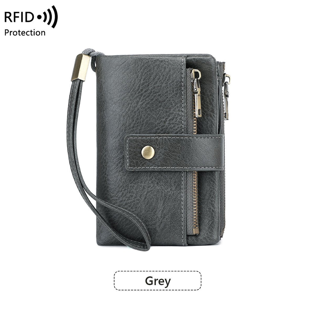 ⏰🔥 ¡50% DE DESCUENTO POR TIEMPO LIMITADO! 💼✨ Cartera de Cuero con Bloqueo RFID – Protege tu Dinero y Tarjetas con Estilo 💖🌿
