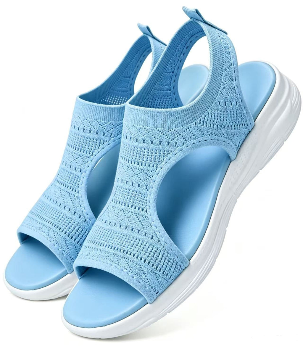 👡☁️ ¡OFERTA RELÁMPAGO 50% OFF! Sandalias de Malla con Plataforma – Comodidad Cloud Soft Todo el Día