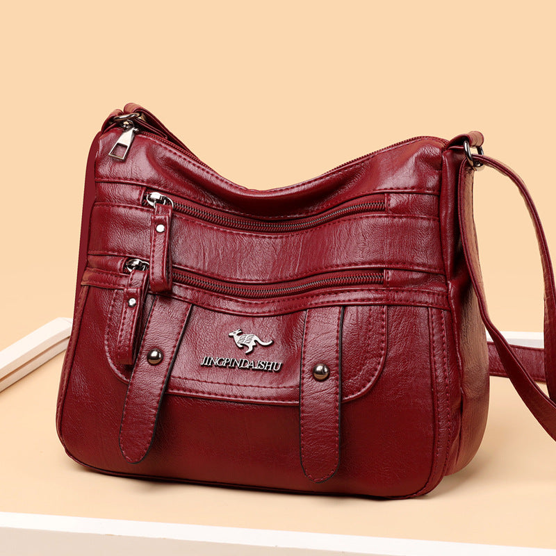 Bolso Casual Cuero Genuino Nube Prisma Horizonte, Capacidad y Elegancia para tu Día a Día