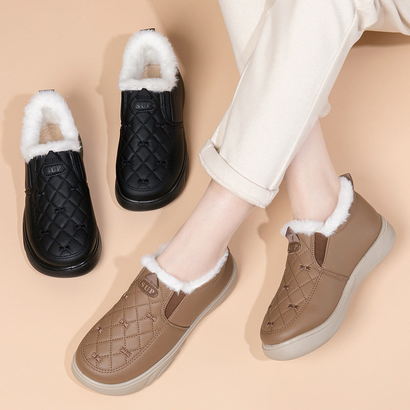 Zapatos de Invierno Forro Polar Nube Serenidad Equilibrio, Calidez y Seguridad en Cada Paso
