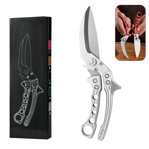 ⏰🔥 ¡50% DE DESCUENTO POR TIEMPO LIMITADO! ✂️ Tijeras de Cocina Multifuncionales – Corte Potente y Preciso en Segundos 🍽️✨