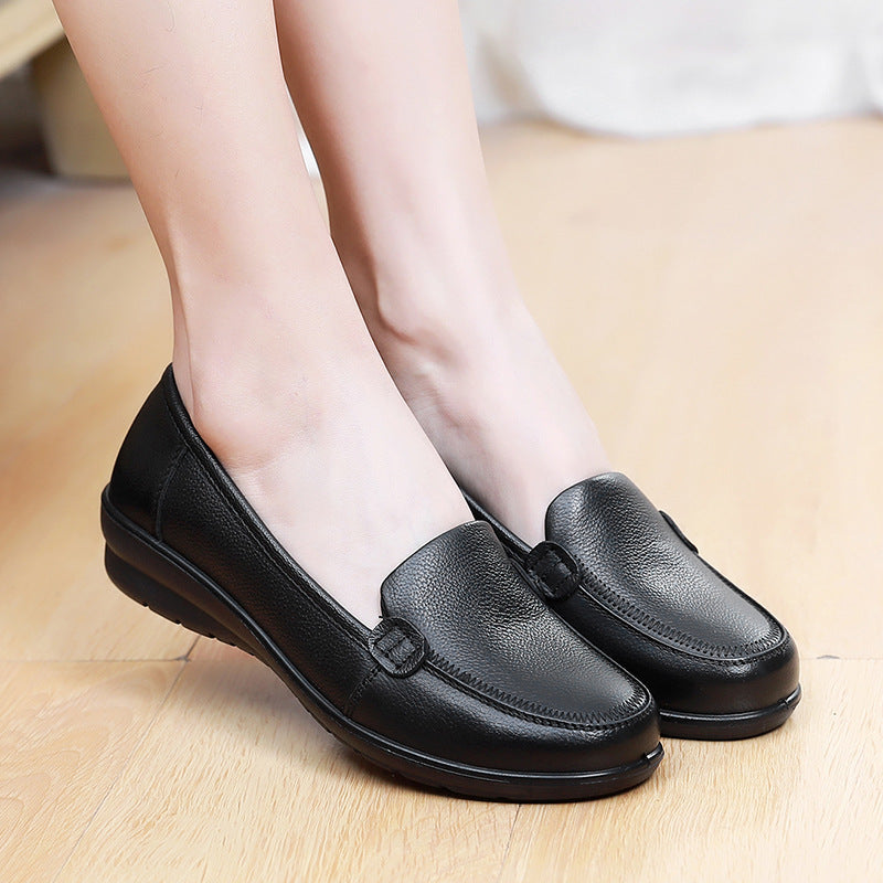 Zapato Casual Cuero Suave Aura Camino Estilo, Confort y Soporte Todo el Día