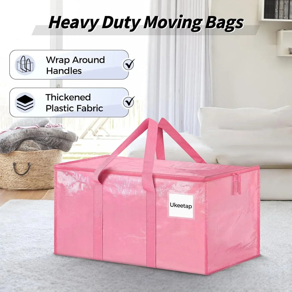 🔥 ¡50% DE DESCUENTO! 🔥 🏠 Bolsa XL Multifuncional Ultra Resistente para Almacenamiento y Mudanzas 🧳✨ – Gran Capacidad, Plegable y Fácil de Transportar