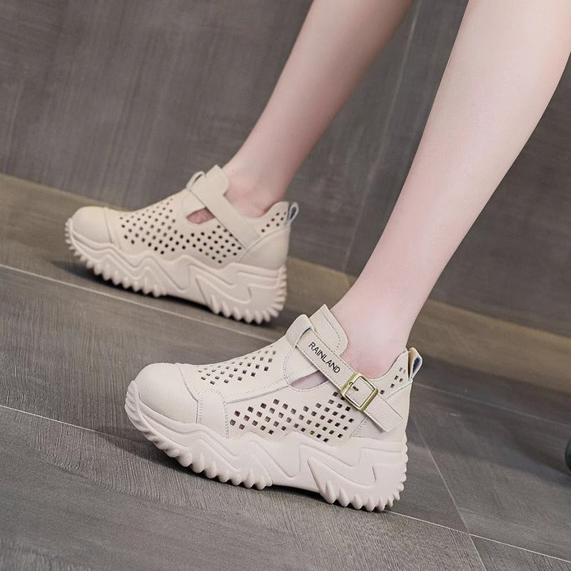 Zapatos Casuales Suela Gruesa Brisa Nobleza Camino, Comodidad y Estilo Todo el Día