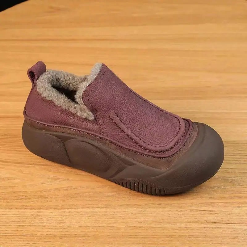 Zapatos Planos Cuero Suave Armonía Cumbre Serenidad, Comodidad y Soporte Superior Todo el Día
