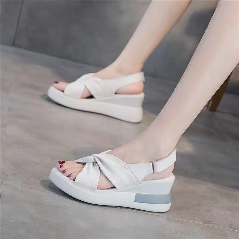 Sandalias de Tacón Cuero Suave Bosque Prisma Libertad, Postura Saludable y Confort Todo el Día
