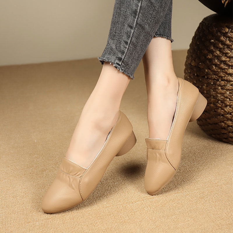 Zapato Casual Cuero Suave Armonía Bosque Vital, Comodidad Superior Todo el Día