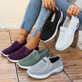 Zapatos Planos Tejido Transpirable Aurora Equilibrio, Comodidad Prolongada Sin Dolor