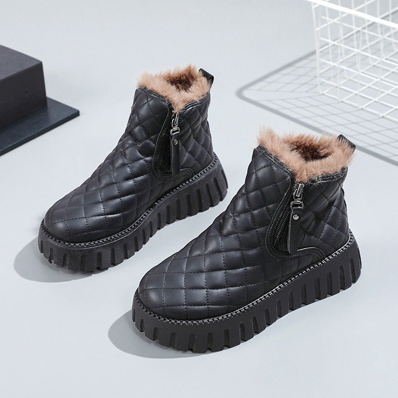 Botas de Nieve Cuero Impermeable Eclipse Andes Serenidad, Comodidad y Estabilidad Ortopédica