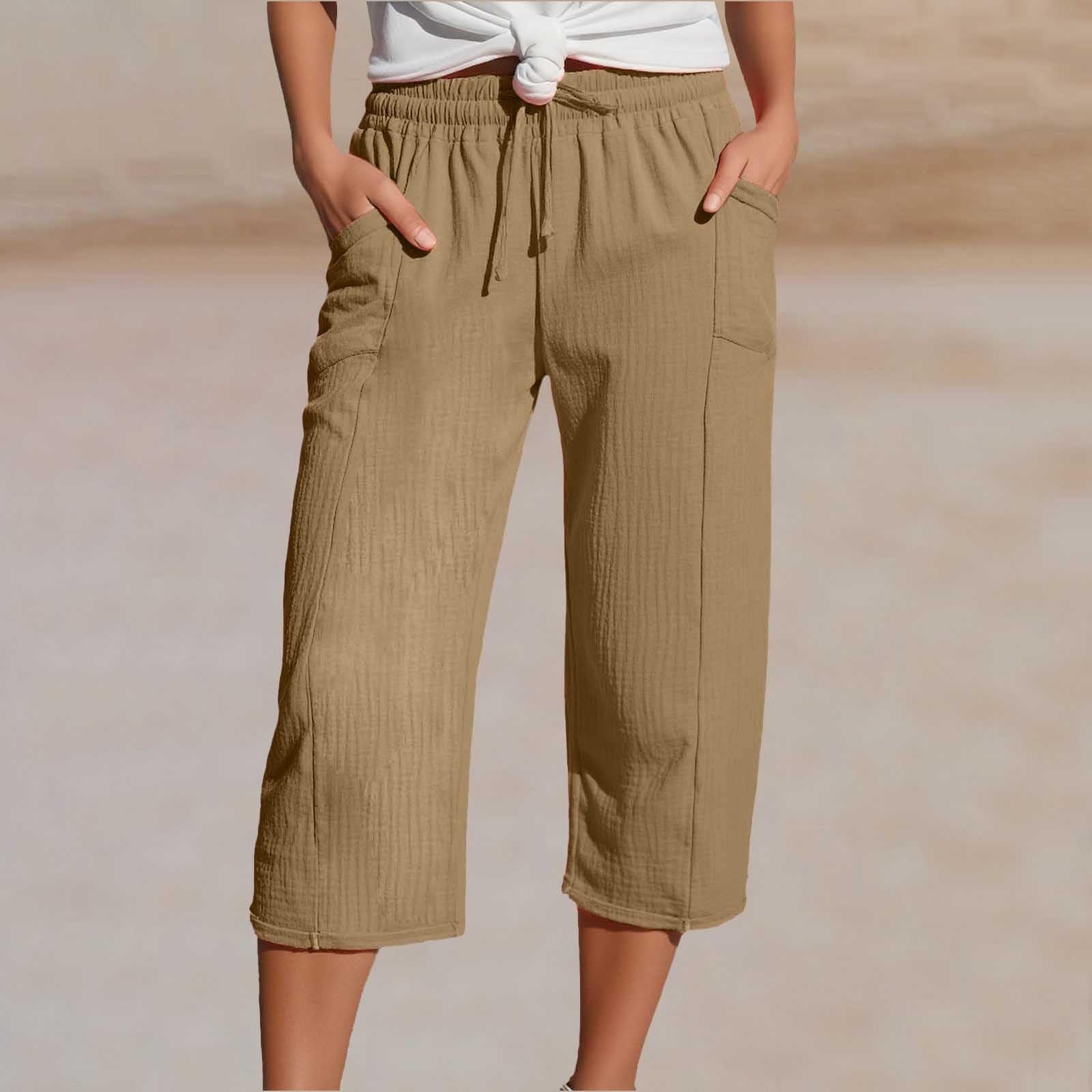 ⏰🔥 ¡50% DE DESCUENTO POR TIEMPO LIMITADO! 👖✨ Pantalones Cortos Plisados de Algodón y Lino para Mujer – Frescos, Cómodos y Elegantes 🌿💖