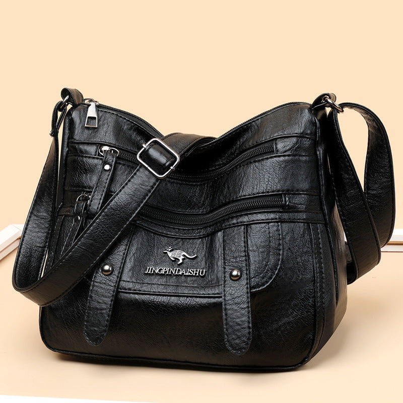 Bolso Casual Cuero Genuino Nube Prisma Horizonte, Capacidad y Elegancia para tu Día a Día