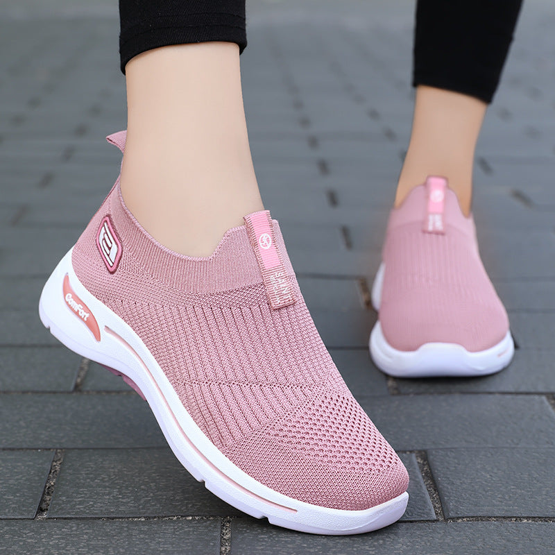 Zapatillas Antideslizantes Tejido Transpirable Armonía Brisa Camino, Confort y Estabilidad Todo el Día