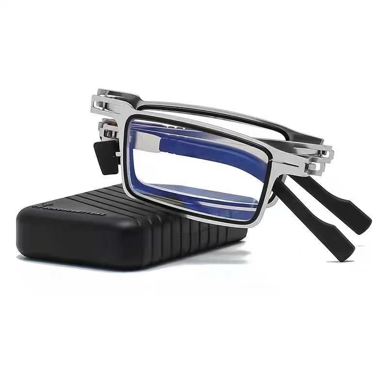 Gafas Progresivas Metal Ultraligero Horizonte Jazz Prisma, Visión Clara y Protección Antiluz Azul