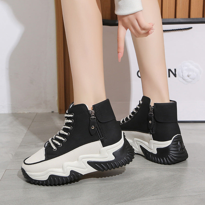 Zapatillas Deportivas Suela Gruesa Prisma Cumbre Ímpetu, Altura y Comodidad Garantizadas
