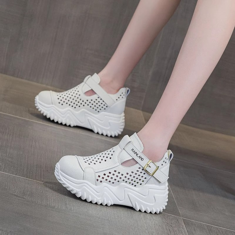 Zapatos Casuales Suela Gruesa Brisa Nobleza Camino, Comodidad y Estilo Todo el Día