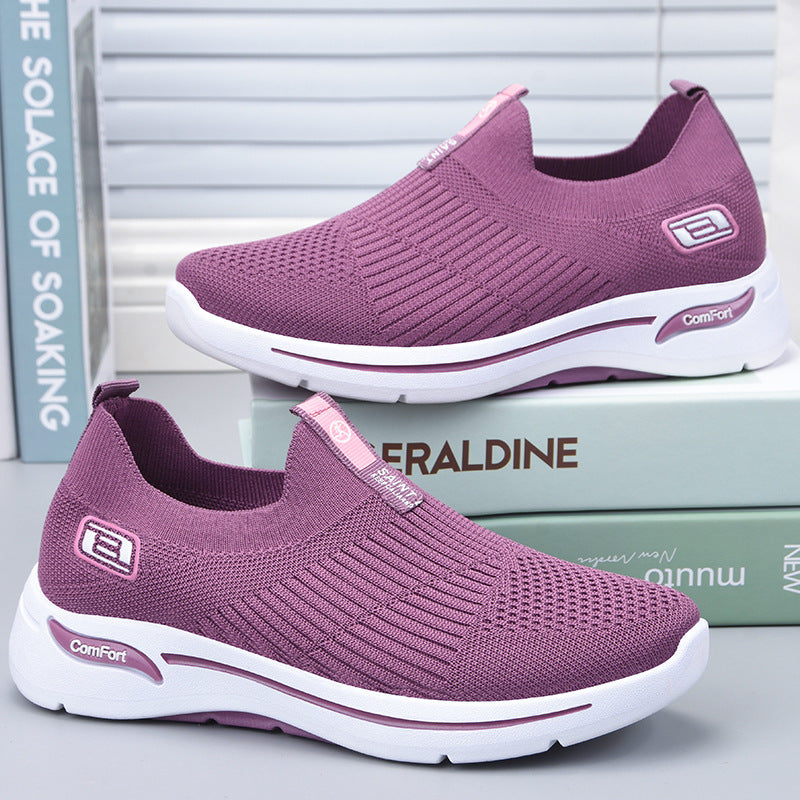 Zapatillas Antideslizantes Tejido Transpirable Armonía Brisa Camino, Confort y Estabilidad Todo el Día