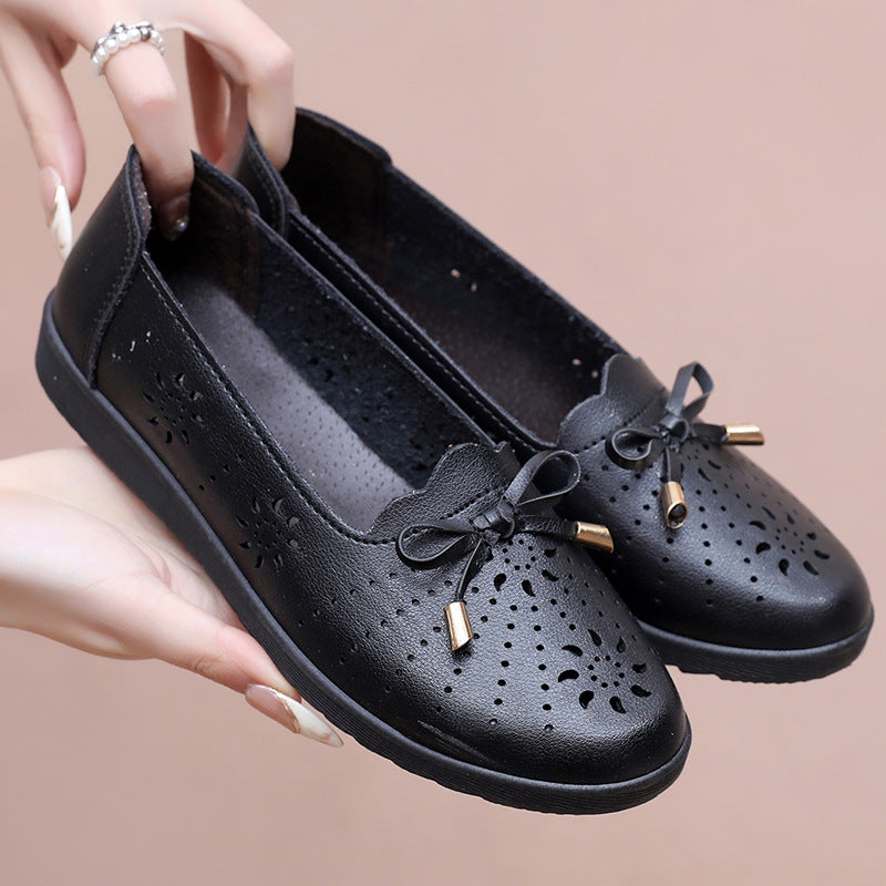 Zapato Casual Cuero Suave Esencia Aurora Libertad, Comodidad Todo el Día Sin Dolor