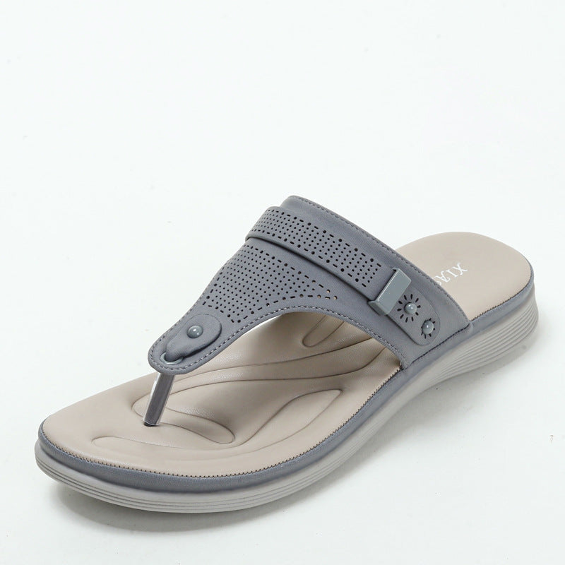 Sandalias de Tacón Cuero Suave Aura Prisma Elevación, Confort y Estilo Todo el Día