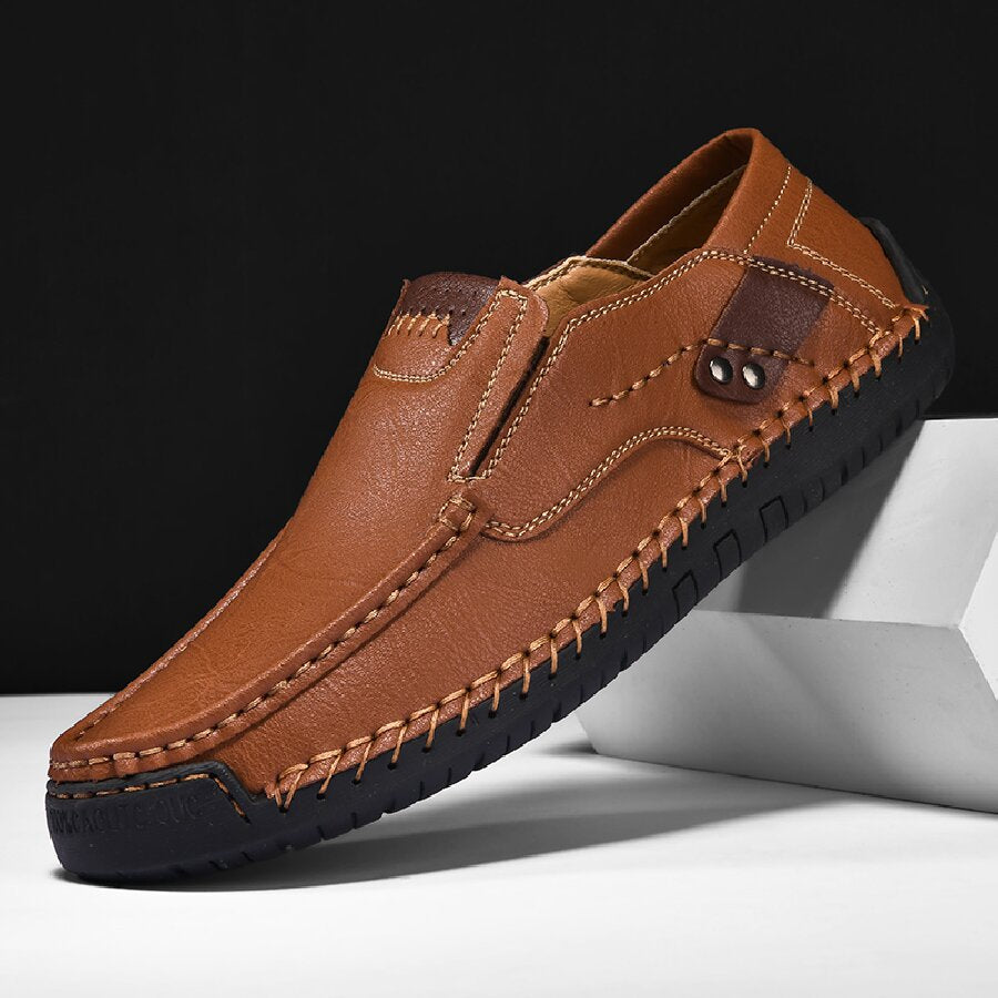Mocassines Ortopédicos Cuero Suave Esencia Viento Armonía, Comodidad y Estilo Todo el Día