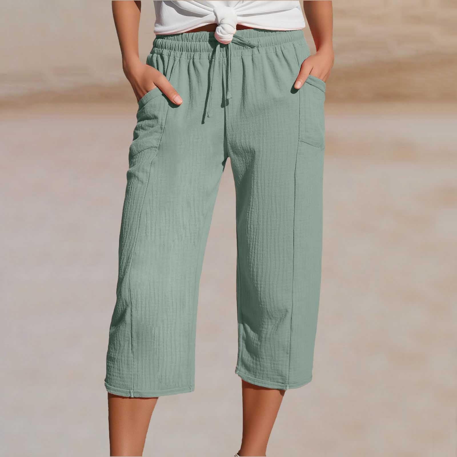 ⏰🔥 ¡50% DE DESCUENTO POR TIEMPO LIMITADO! 👖✨ Pantalones Cortos Plisados de Algodón y Lino para Mujer – Frescos, Cómodos y Elegantes 🌿💖