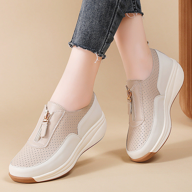 Zapato Casual Cuero Suave Línea Aurora Serenidad, Comodidad Superior Todo el Día