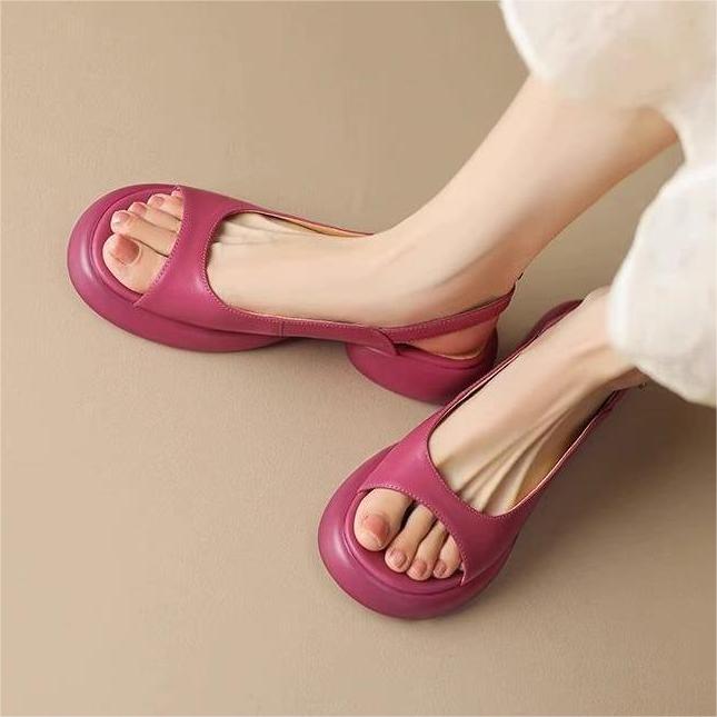 Sandalias Ortopédicas Cuero Suave Aura Camino Equilibrio, Postura Mejorada y Comodidad Prolongada