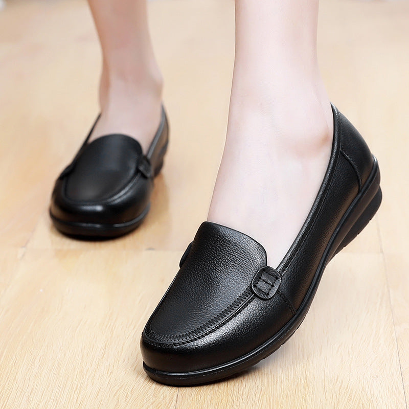 Zapato Casual Cuero Suave Aura Camino Estilo, Confort y Soporte Todo el Día