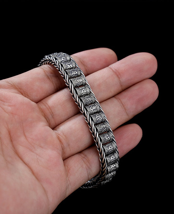 🍀✨ Pulsera de la Buena Suerte con Rueda de Oración – Energía Positiva, Estilo Elegante y Significado Espiritual para el Día a Día 🙏💫
