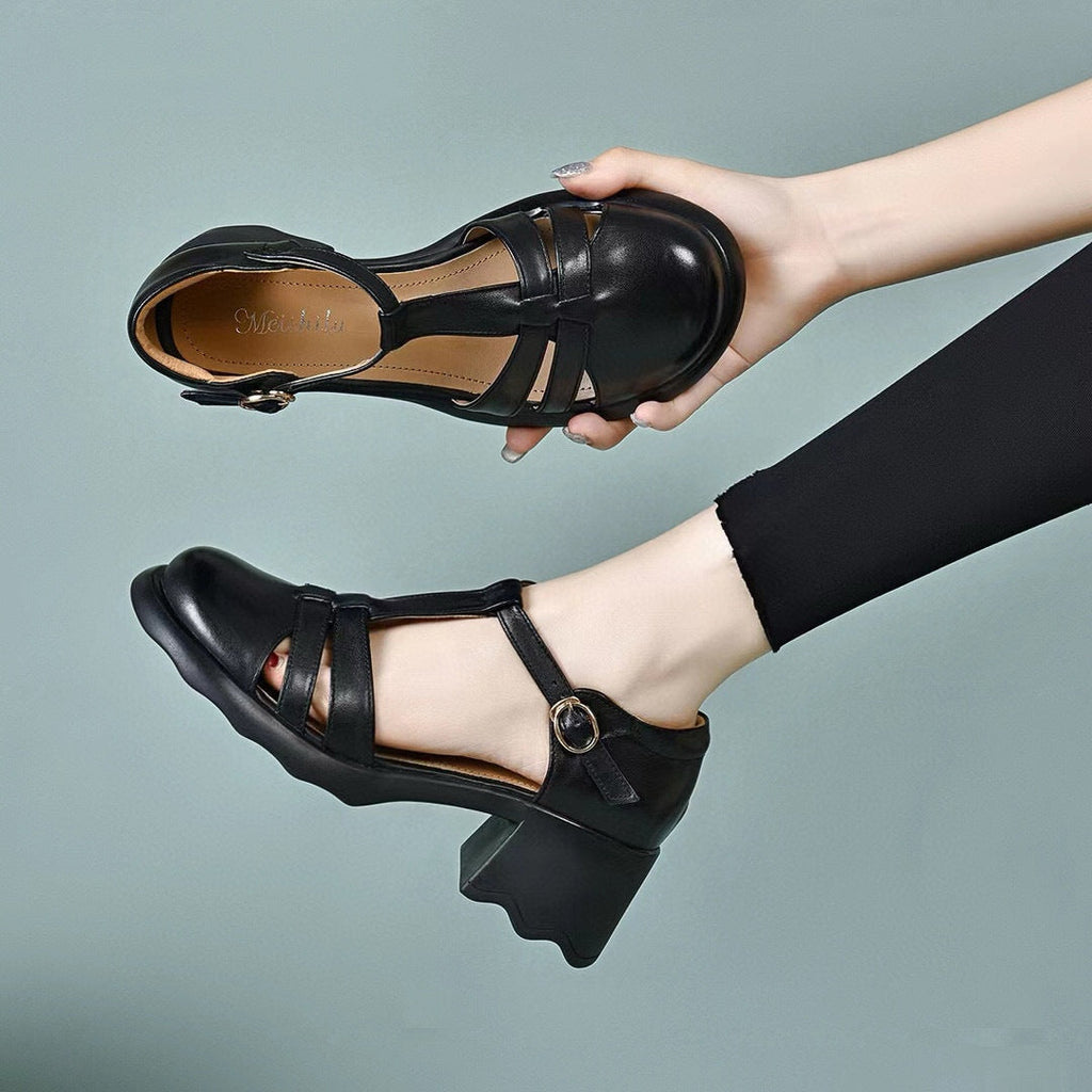 Sandalias de Tacón Suela Flexible Brisa Noble Horizonte, Comodidad y Soporte para Todo el Día