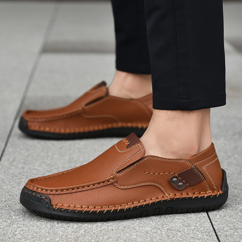 Mocassines Ortopédicos Cuero Suave Esencia Viento Armonía, Comodidad y Estilo Todo el Día